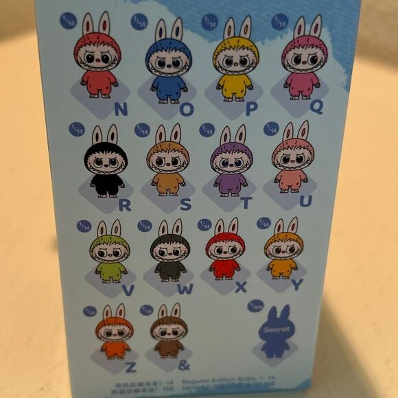 Authentic PopMart Labubu The Monsters Pin for Love Series "Y" Orange Plush Penda - Picture 9 of 13